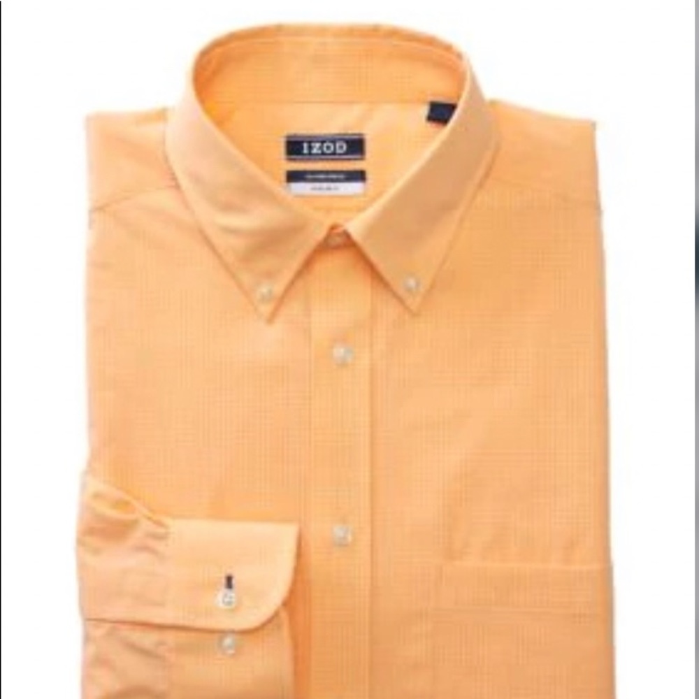 New IZOD Reg Stretch Dress Shirt 16/16.5 - 34-35